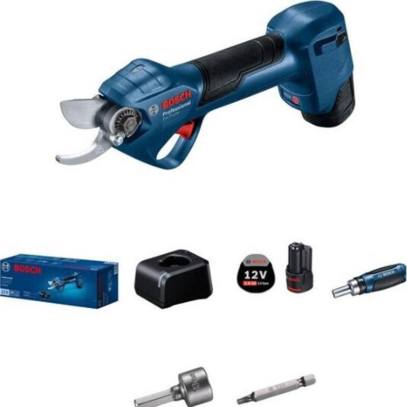 Bosch - Sécateur sans fil BOSCH 06019K1021 12V 2 batteries 3Ah et chargeur Bosch - Image 1