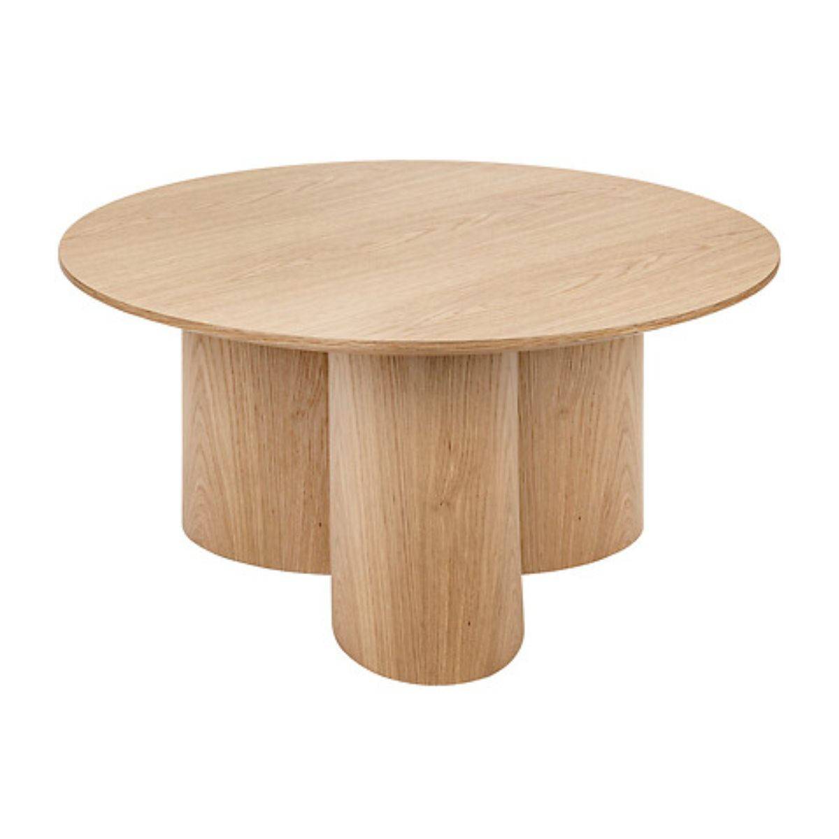 Table Basse Design "Aliona" 80cm Naturel - Image 1