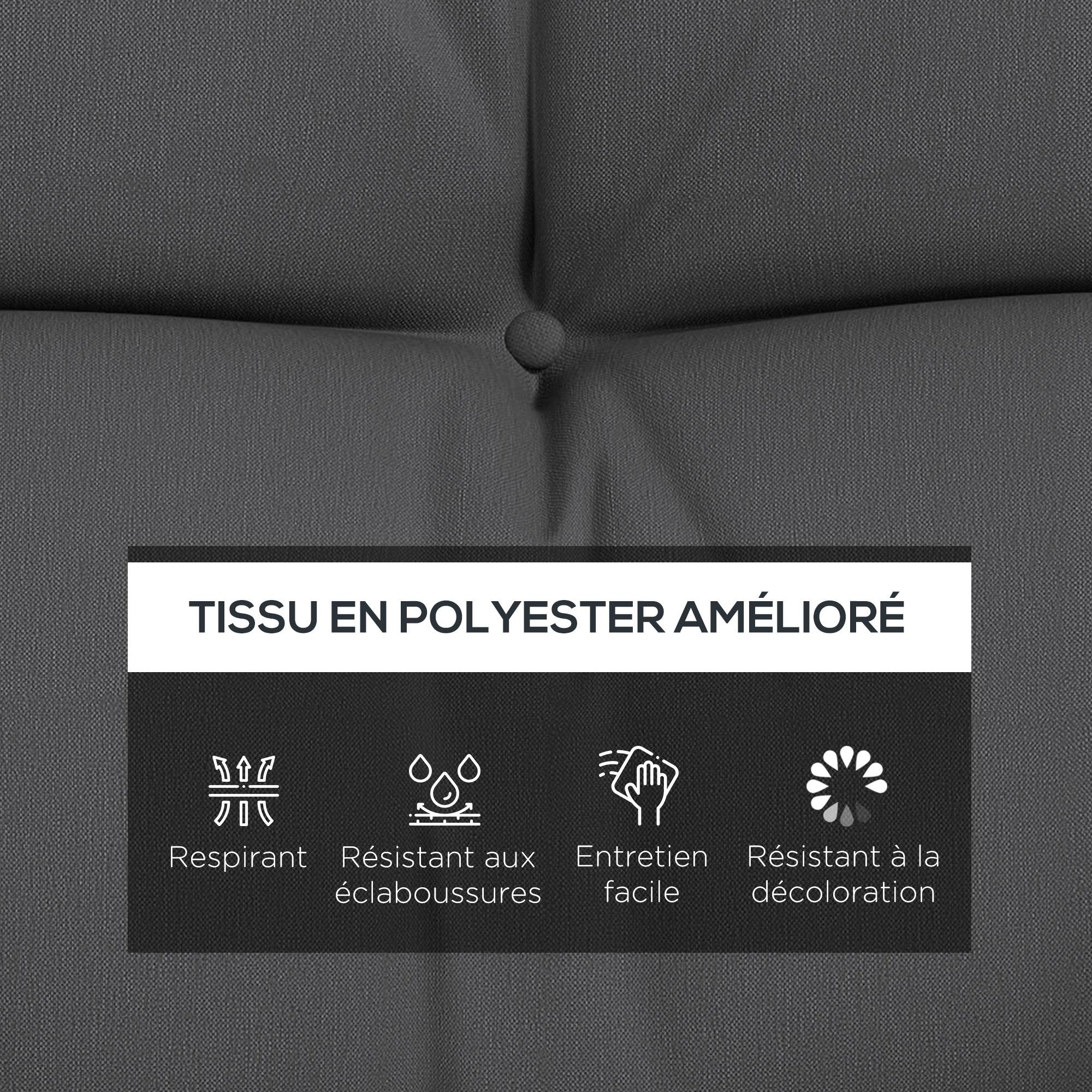 Maison Chic - Ensemble de 4 coussins d'extérieur pour balancelle de jardin, 1 coussin d'assise coussins de dossier et 2 oreillers - Image 6