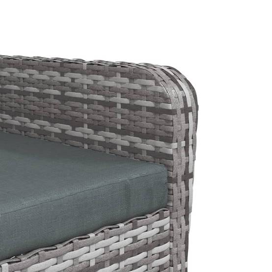 Chaise bois composite 1 places tissu gris 69 x 78 x 88 cm - Prolenta premium p3100.7 - Image 8