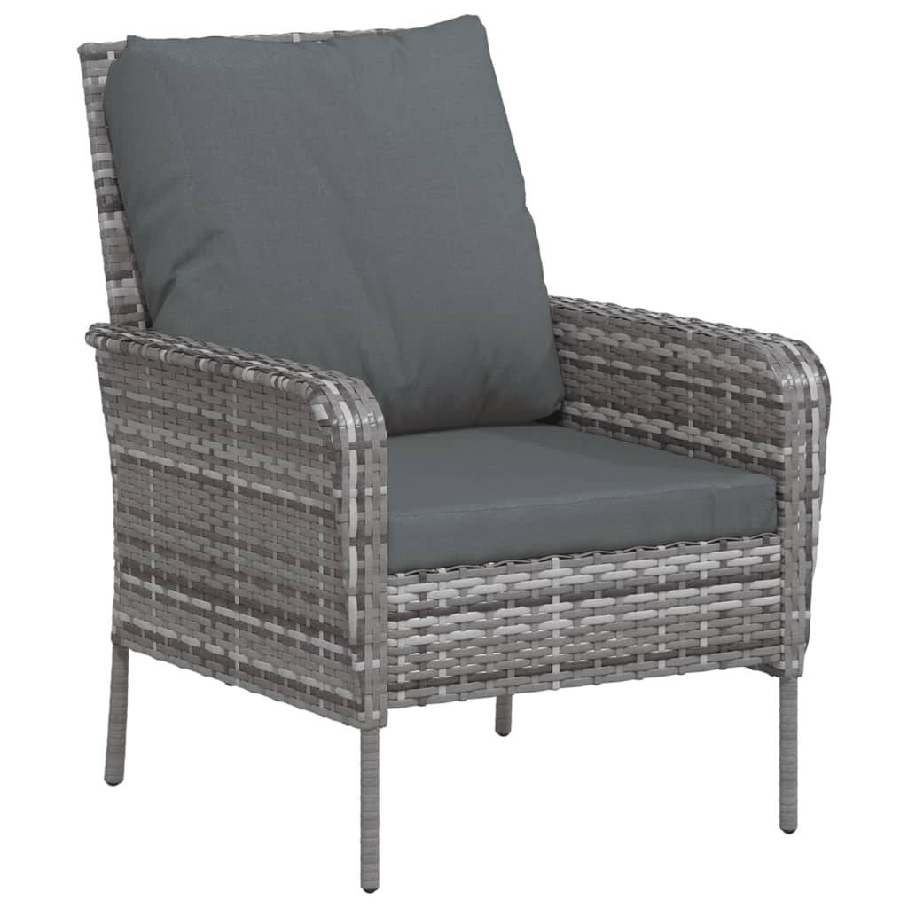 Chaise bois composite 1 places tissu gris  69 x 78 x 88 cm  - Prolenta premium  p3100.7 - Image 6