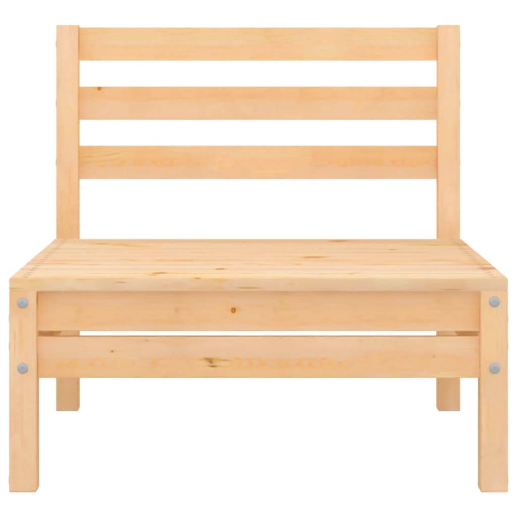 Helloshop26 - Salon de jardin meuble d'extérieur ensemble de mobilier 4 pièces bois de pin massif - Image 6