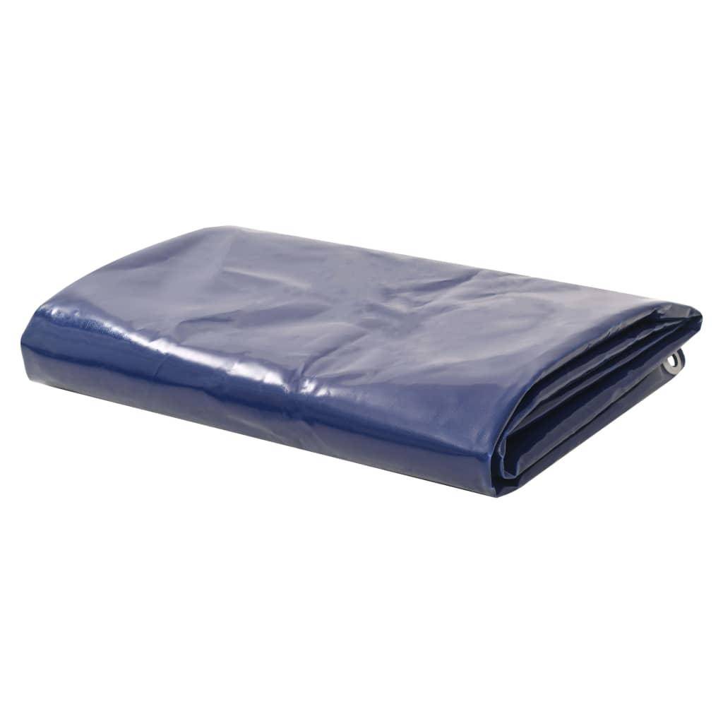 Helloshop26 - Bâche couverture de protection housse de protection imperméable contre uv camping meubles de jardin voitures bateau extérieur 6 x 8 m bleu - Image 1