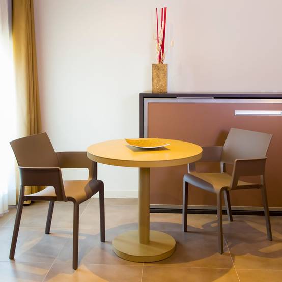 Set 2 fauteuils intérieur, extérieur blanc FIONA Resol - Image 8