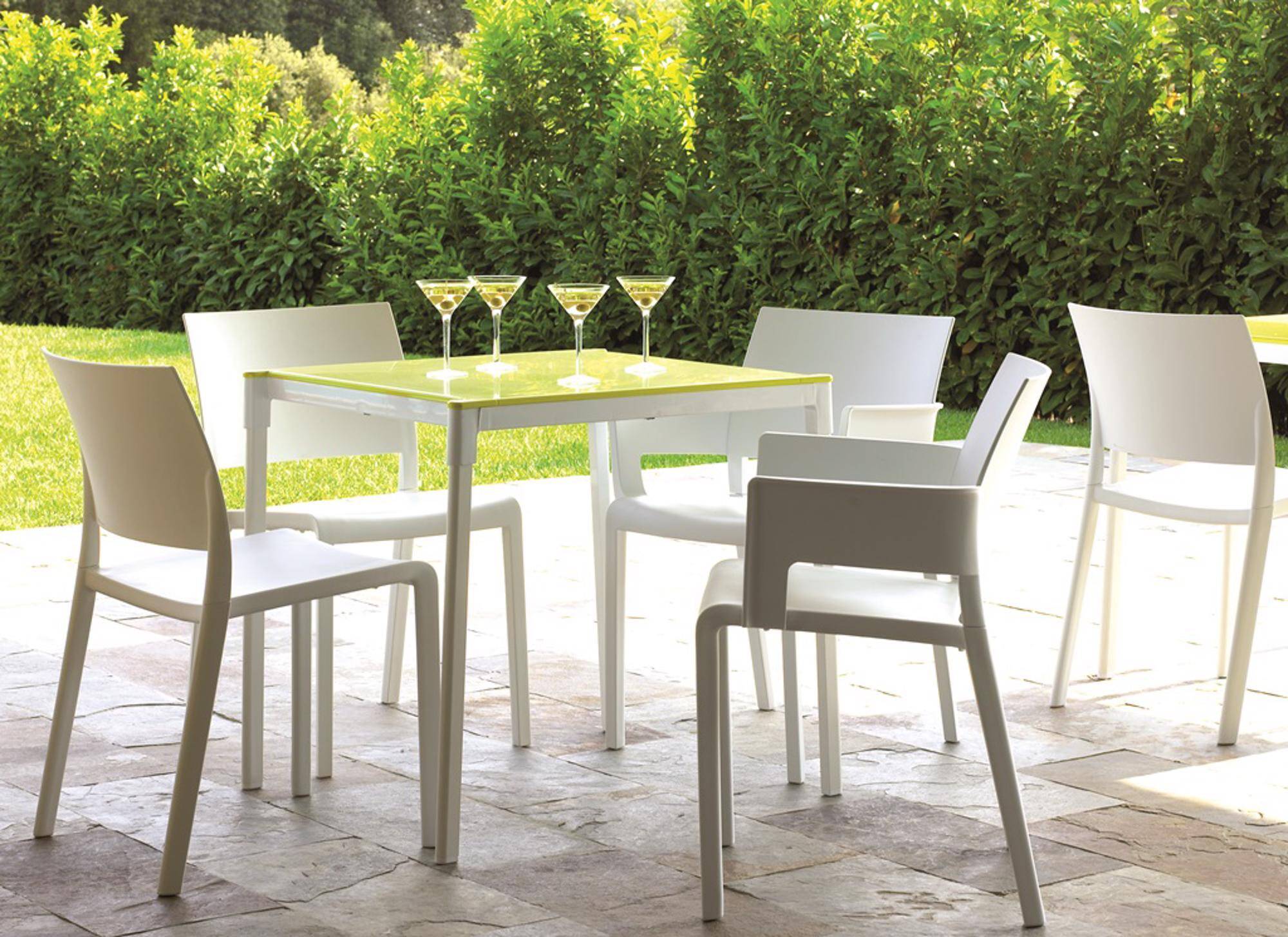 Set 2 fauteuils intérieur, extérieur blanc FIONA Resol - Image 3
