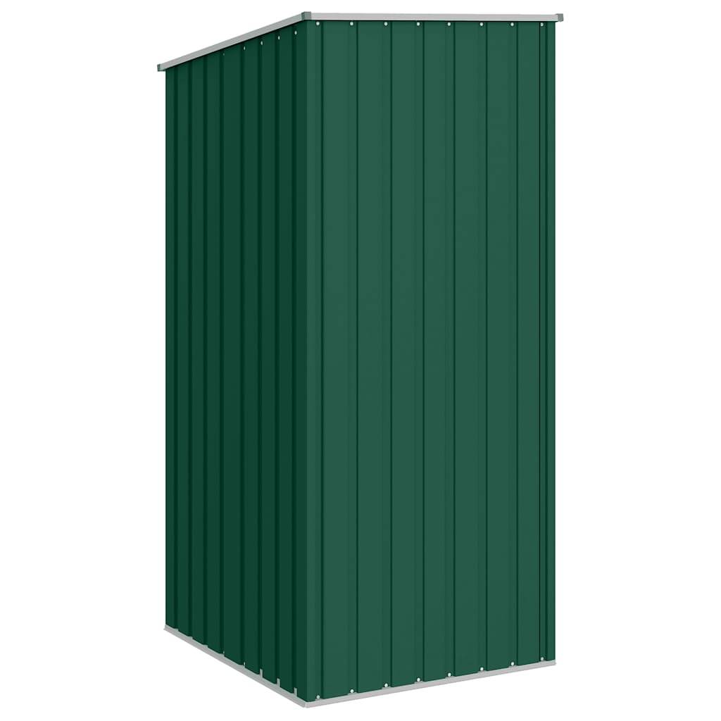 Abri de jardin métal vert 87 x 98 x 148/159 cm - PANGIVO - Image 6