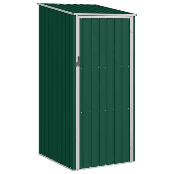 Abri de jardin métal vert 87 x 98 x 148/159 cm - PANGIVO - Image 1