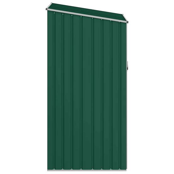 Abri de jardin métal vert 87 x 98 x 148/159 cm - PANGIVO - Image 5