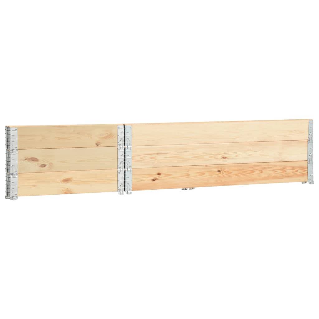 Jardinières surélevées 3 pièces 50 x 150 cm bois de pin solide - Image 3