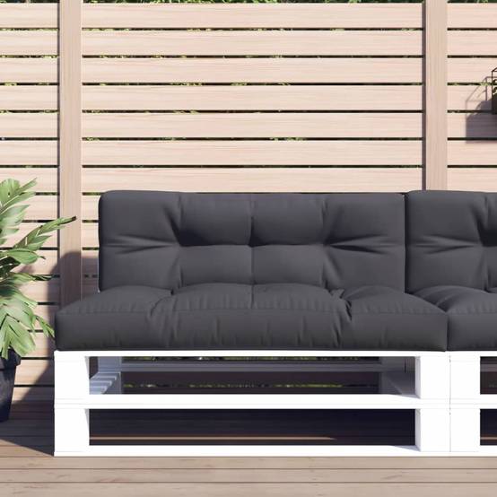 Coussin en palette Anthracite 120 X 40 cm - Prolenta Premium - Image 1