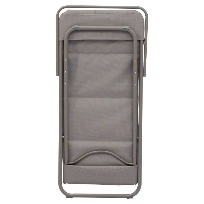 Hesperide - Chilienne de jardin empilable pliable Mirael café - Hespéride - Image 10