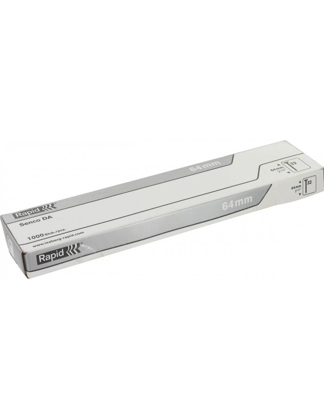 Rapid - Pointes Galva Rapid 64mm Fixation Robuste Et Anticorrosion - Rapid - Image 1