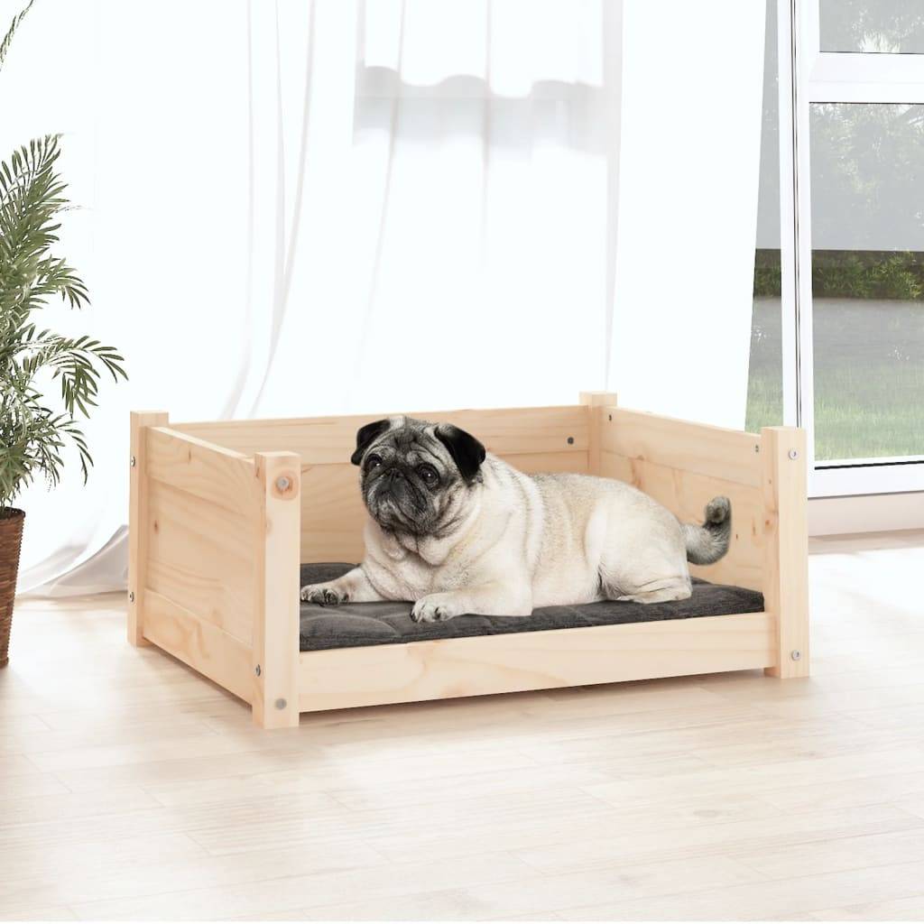 Vidaxl - Lit pour chien 65,5 x 50,5 x 28 cm Bois de pin massif vidaXL 821447 - Image 4