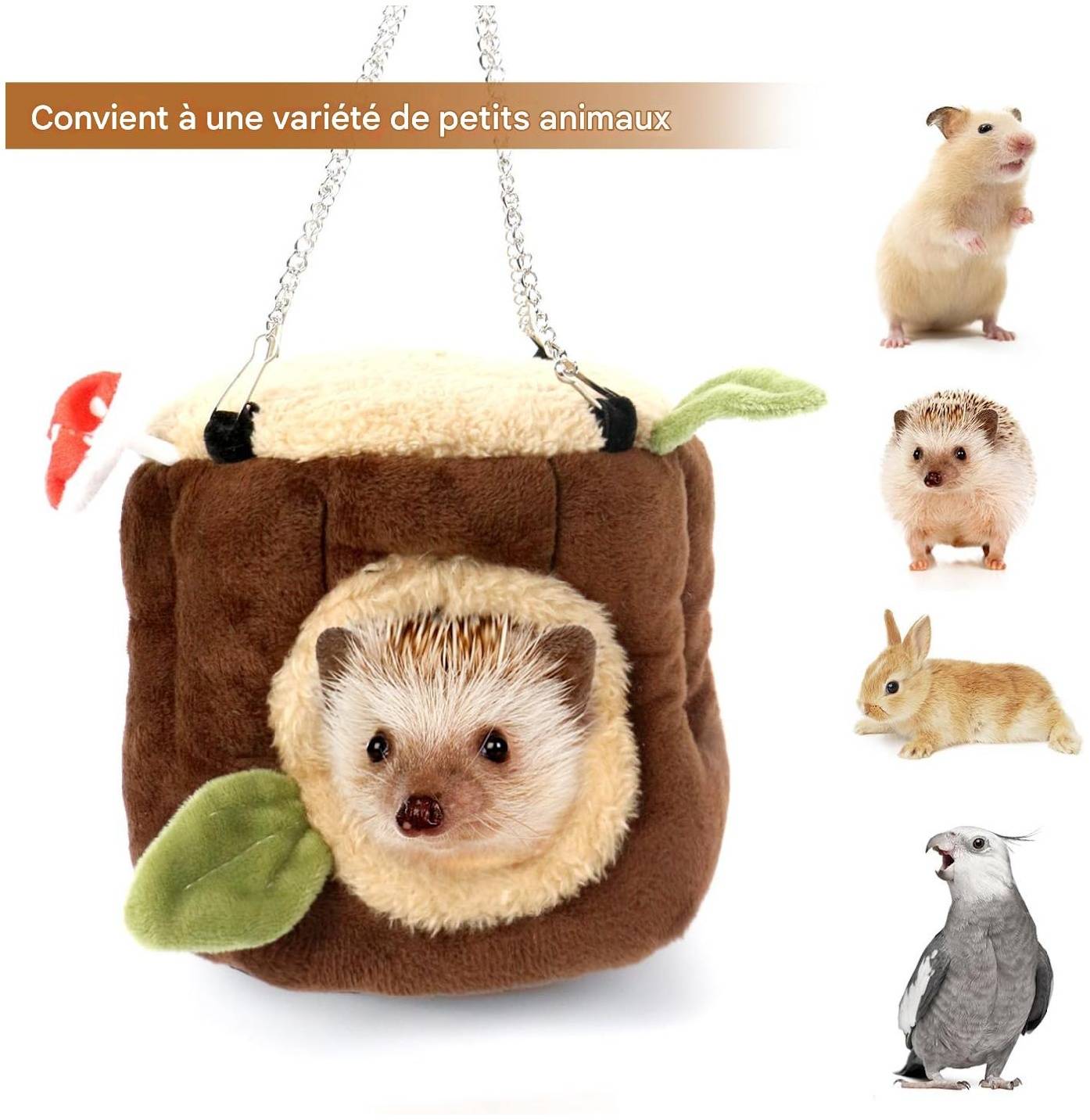 Lytech - Panier hamac confortable pour petits animaux 19x16cm pratique - Lytech - Image 7
