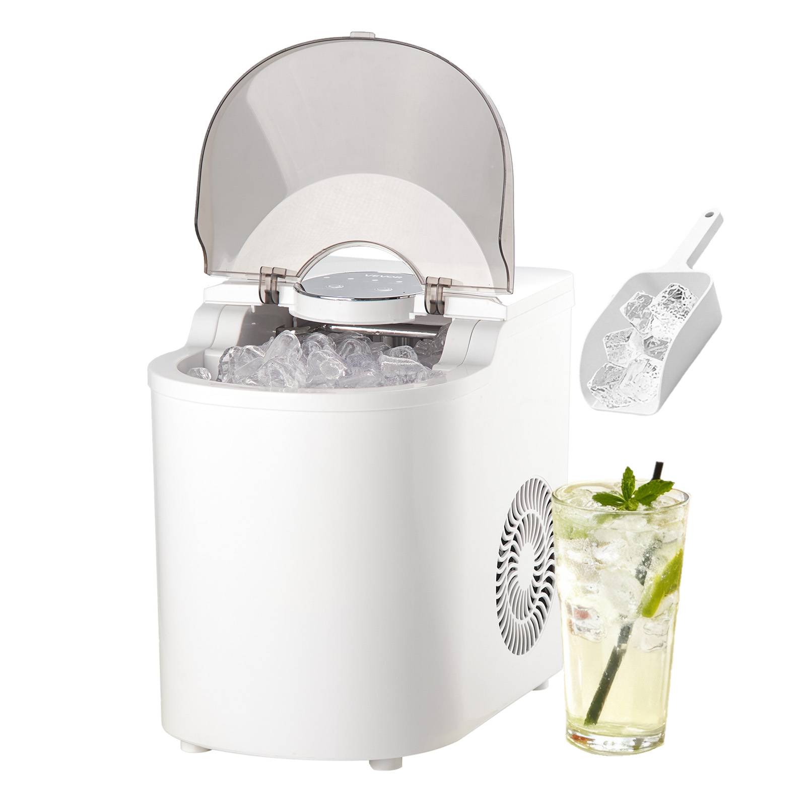 Vevor - VEVOR Machine à Glaçons de Comptoir 11,8 kg/24 h Autonettoyante avec Pelle Bar - Image 1