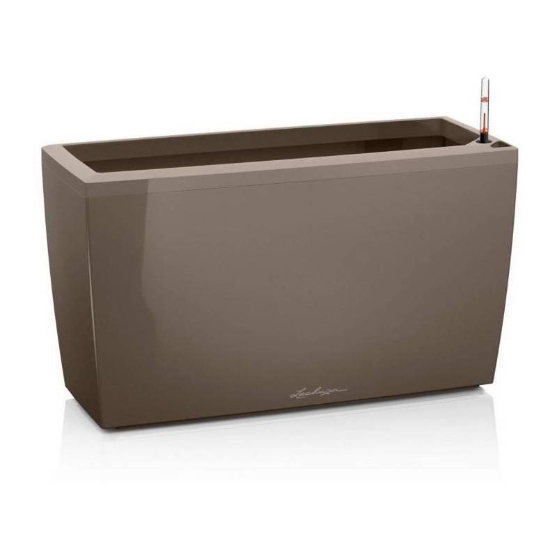 Lechuza - Pot De Fleur Lechuza Cararo Premium - Kit Complet, Taupe Brillant - Image 1