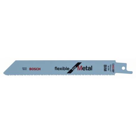 Bosch - Lame de scie sabre BOSCH BIM - S 922 BF Flexible for Metal - 150 mm - Boite de 100 - 2608656027