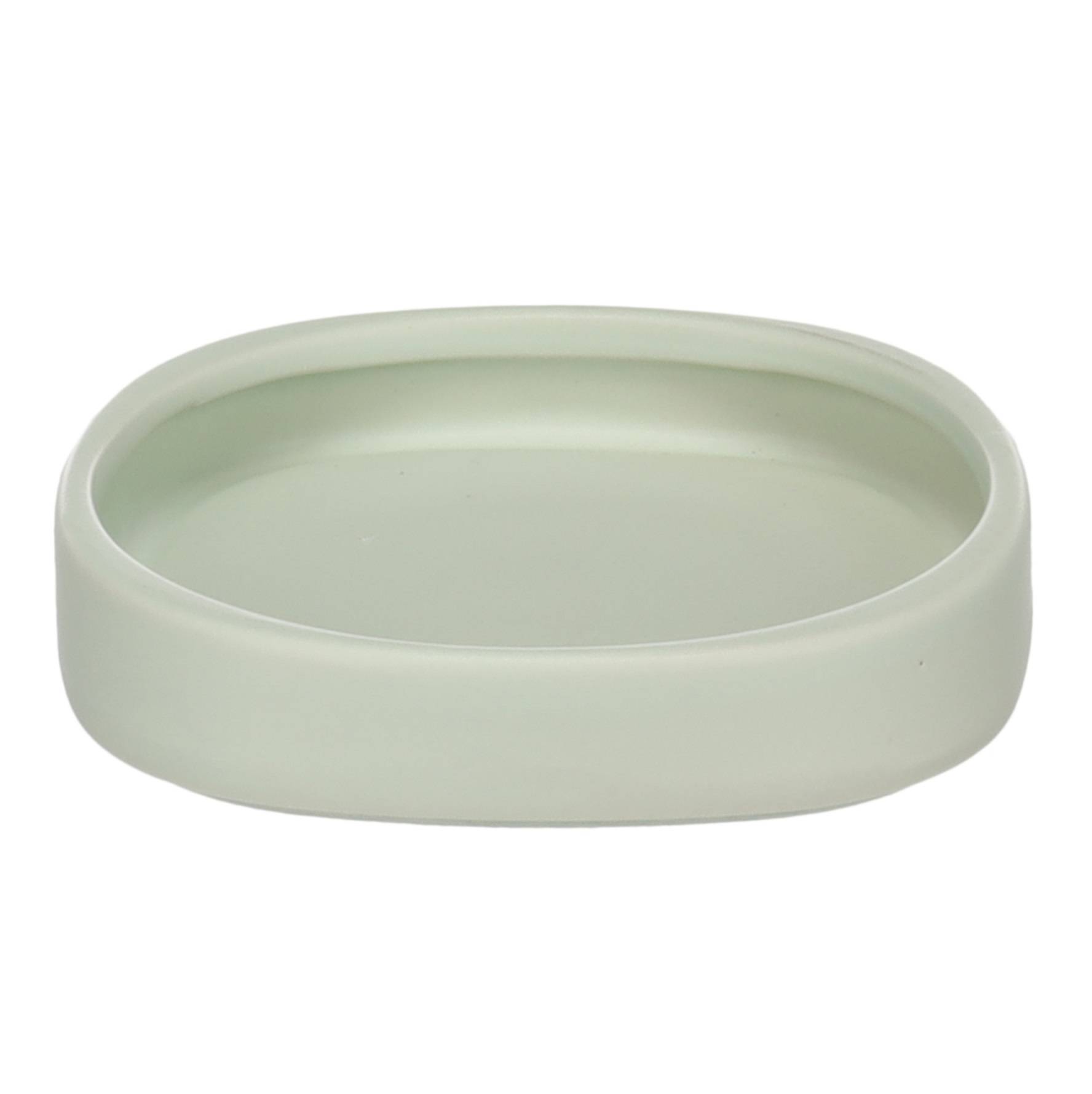 Gamelle ronde pour chat nourriture et eau 12 cm Zara vert - Image 1