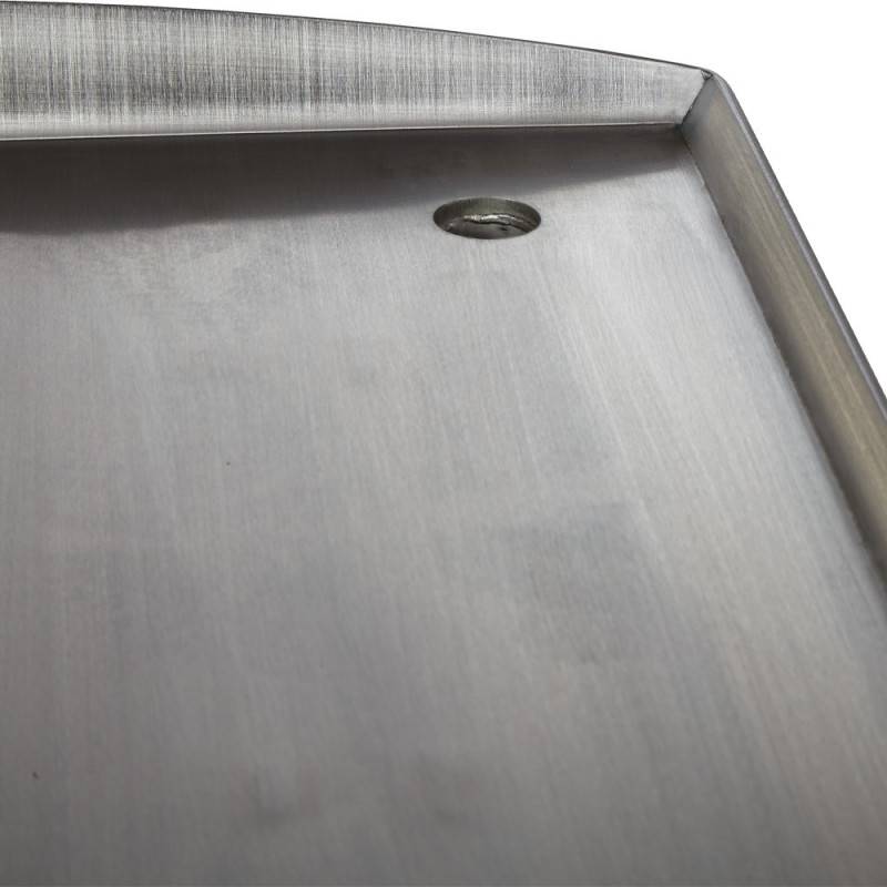 Brasero - Plancha au gaz Silvia II G - BRASERO - Plaque en inox de 67 x 34 cm - 3 brûleurs - Grille de réchauffement + Housse OFFERTE - Image 7