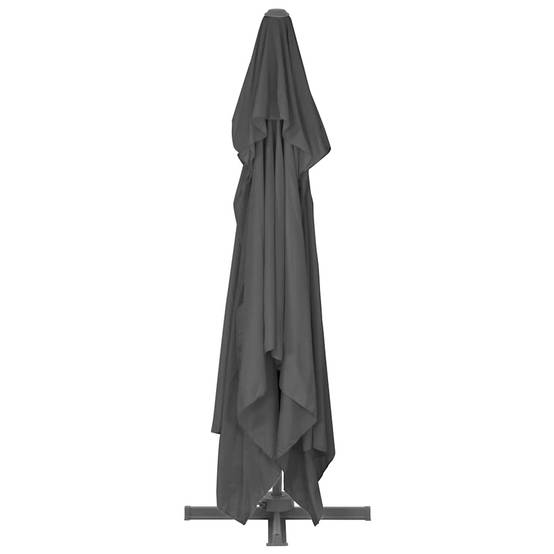Parasol déporté aluminium anthracite 400 x 300 x 268 cm - PANGIVO - Image 5