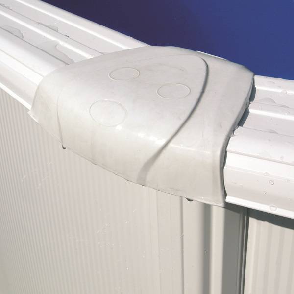 Gre Pools - Piscine ovale acier 6,34m x 3,99m x H: 1,22m - Filtration à cartouche - Renfort apparents Gre Pools - Image 6