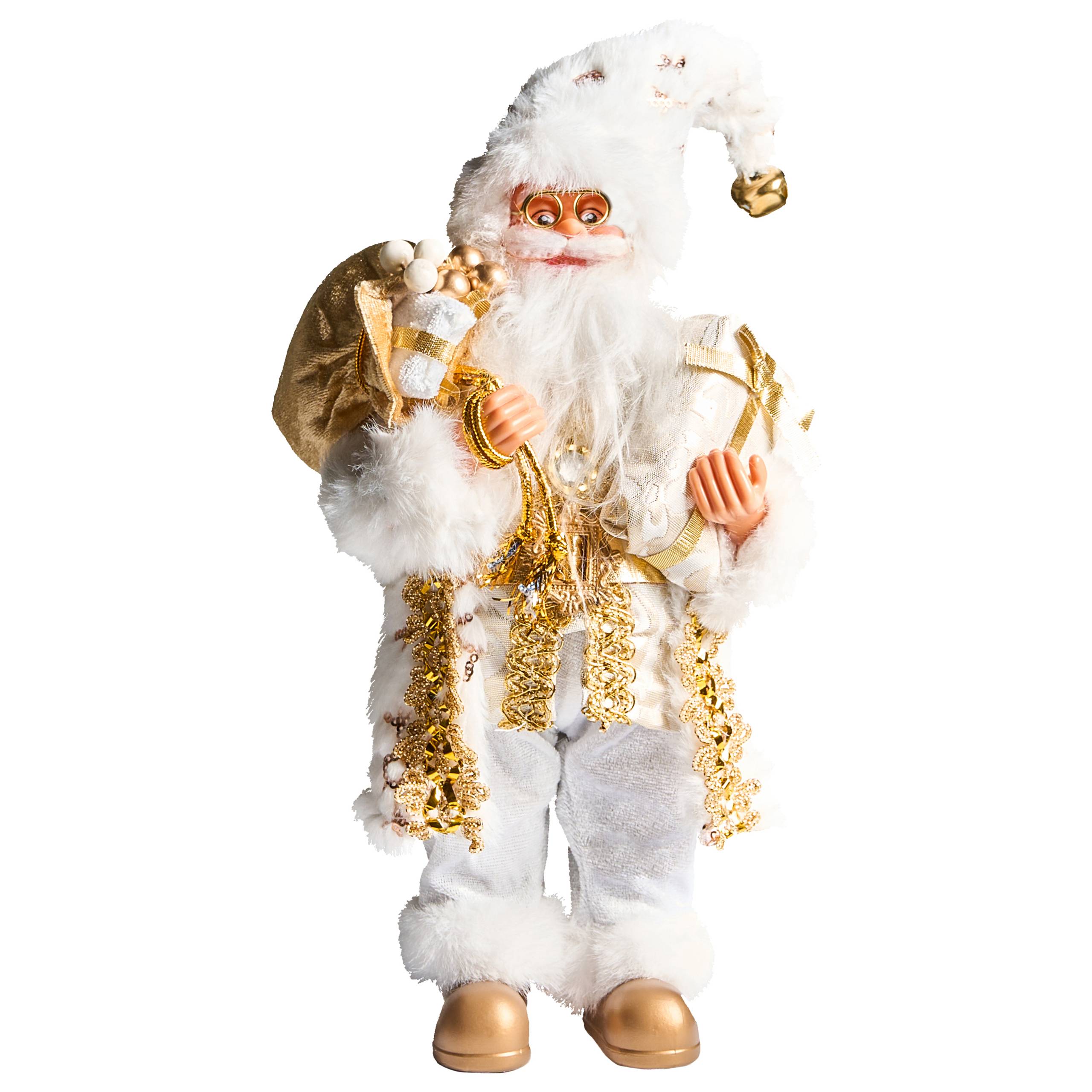Beliani - Accessoire Décoratif Tissu Blanc/doré STRAUMSFJORDEN - Beliani - Image 4