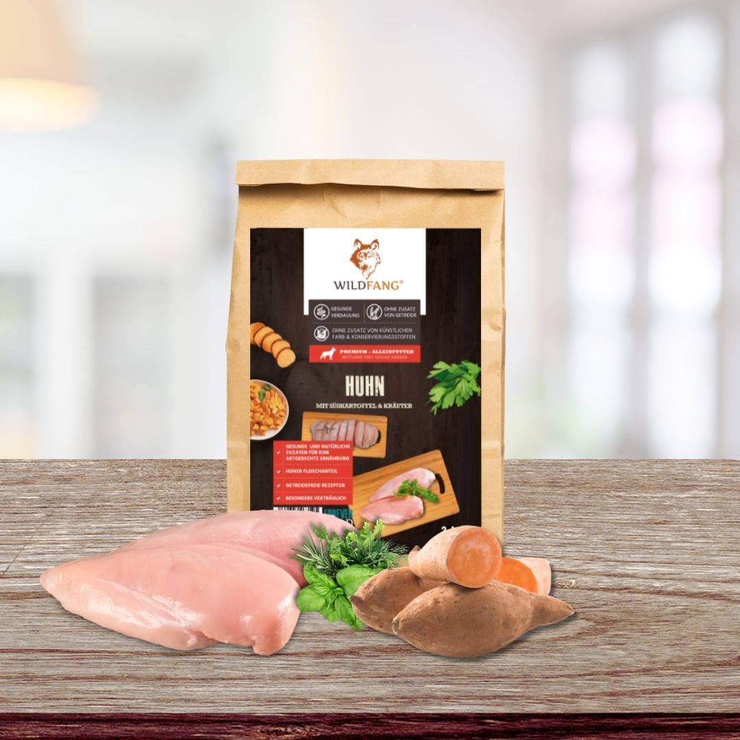 Wildfang - Wildfang Croquettes Poulet maigre & herbes — Sans céréales, Sans gluten, Hypoallergénique pour chiens adultes (Origine CEE) - Image 8