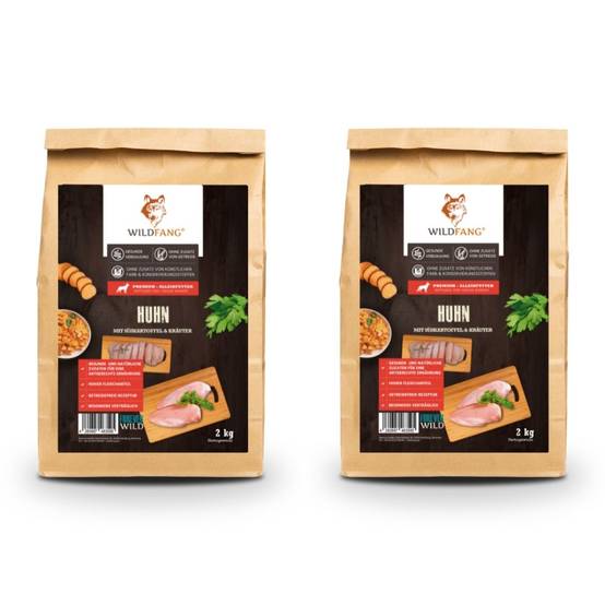 Wildfang - Wildfang Croquettes Poulet maigre & herbes — Sans céréales, Sans gluten, Hypoallergénique pour chiens adultes (Origine CEE) - Image 1