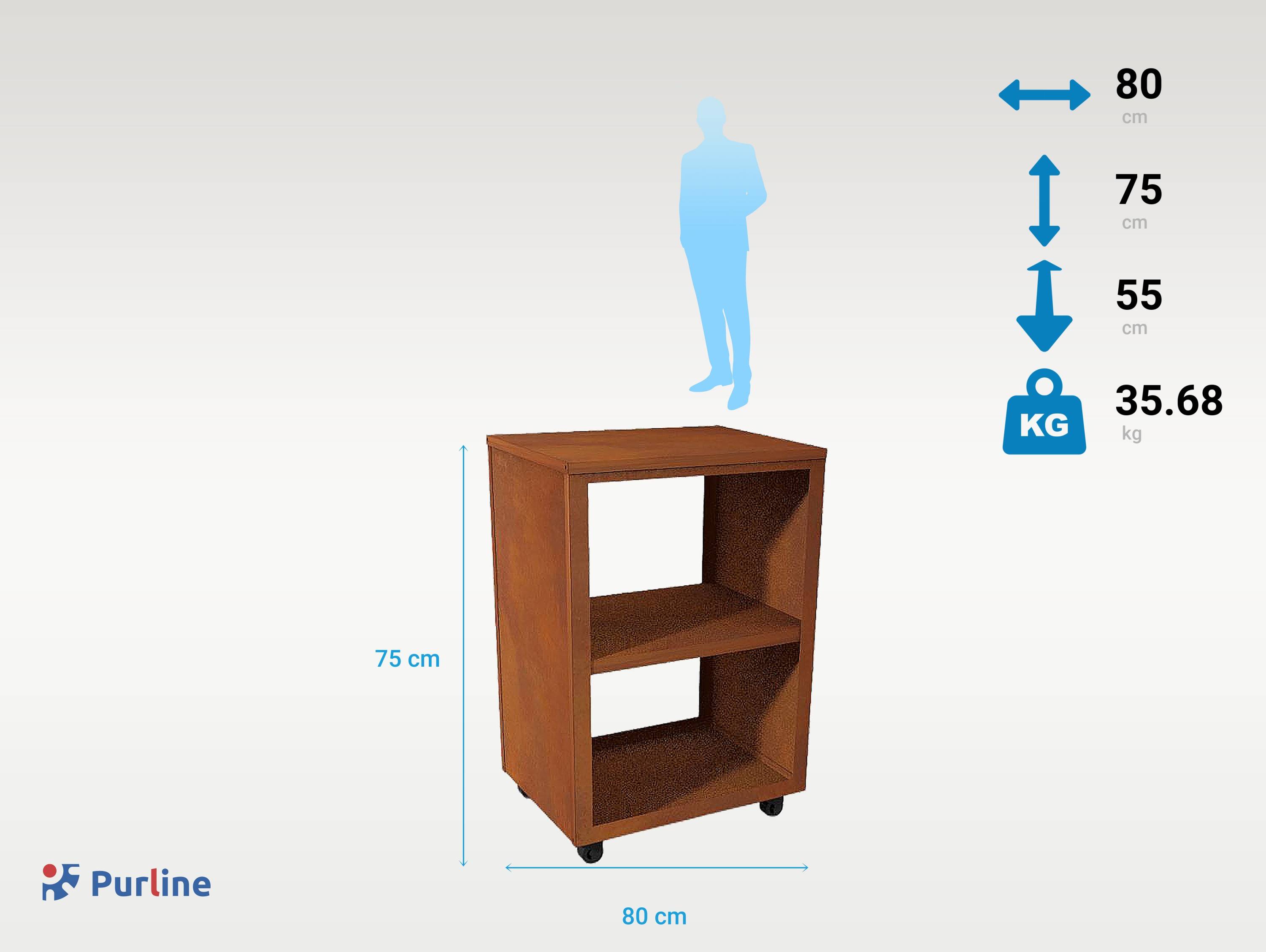 Purline - Table d'appoint pour barbecue en acier corten - Purline - Image 3