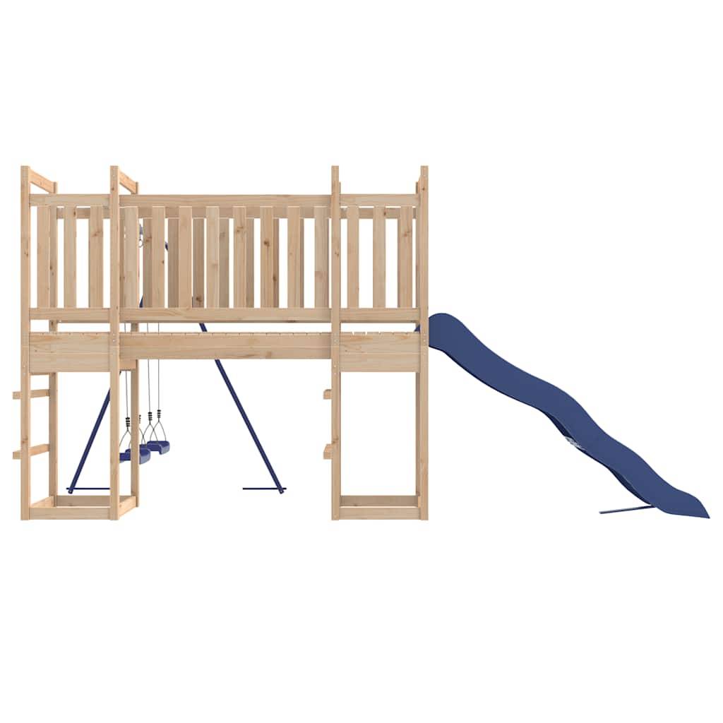 Aire de jeux d'extérieur - Jeu Plein air enfant bois de pin massif rj33 - Image 5