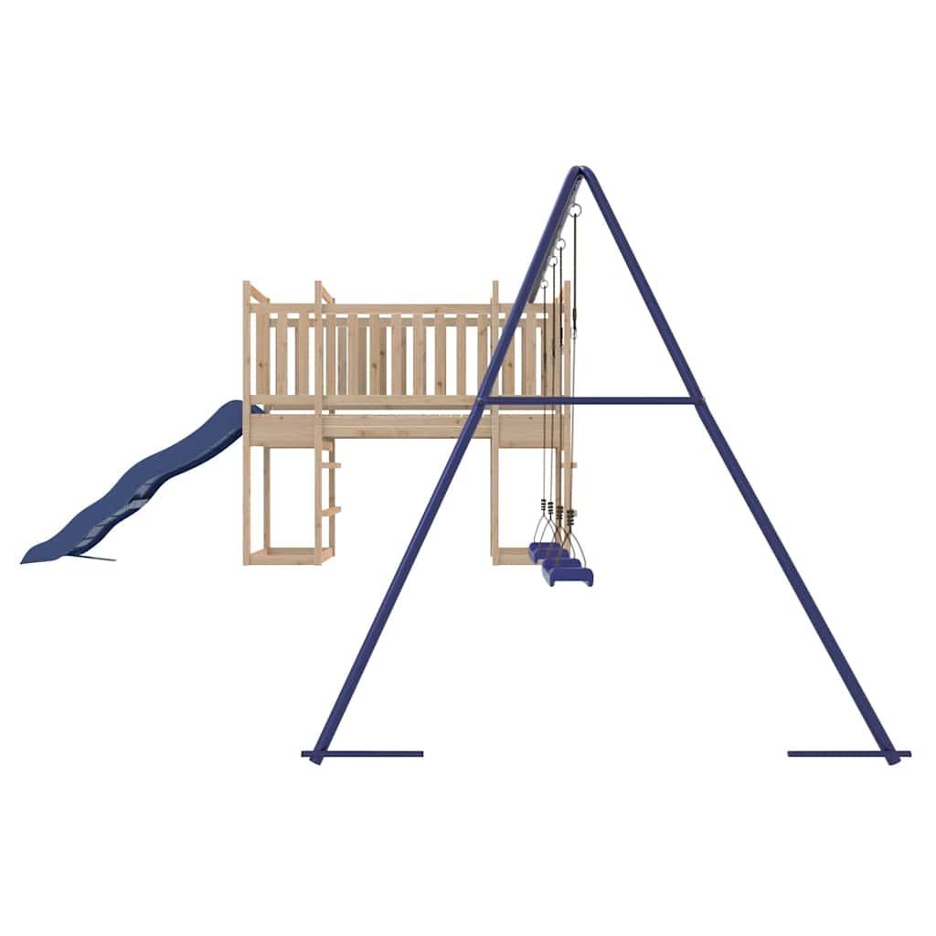 Aire de jeux d'extérieur - Jeu Plein air enfant bois de pin massif rj33 - Image 6