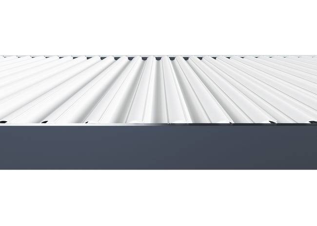 Pergola Bioclimatique Aluminium Autoportante Motorisée Éclairée 4x3,5 Anthracite SV ORIAL France - Image 9