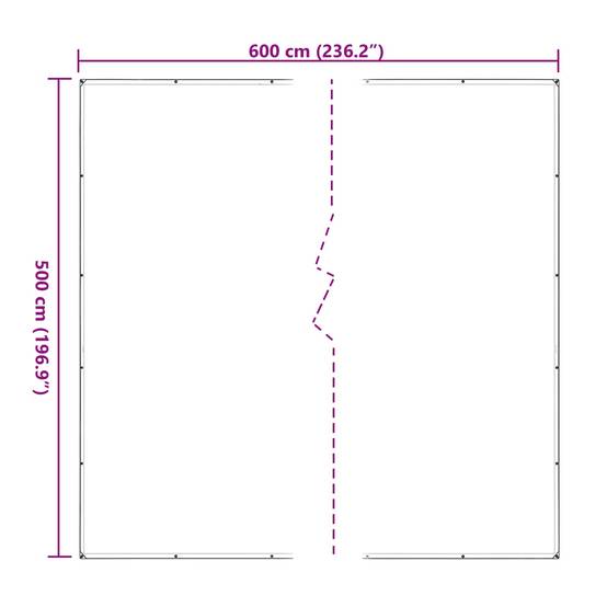 Vidaxl - Couverture pour plantes 5 x 6 m PE Transparent vidaXL 3429284 - Image 3