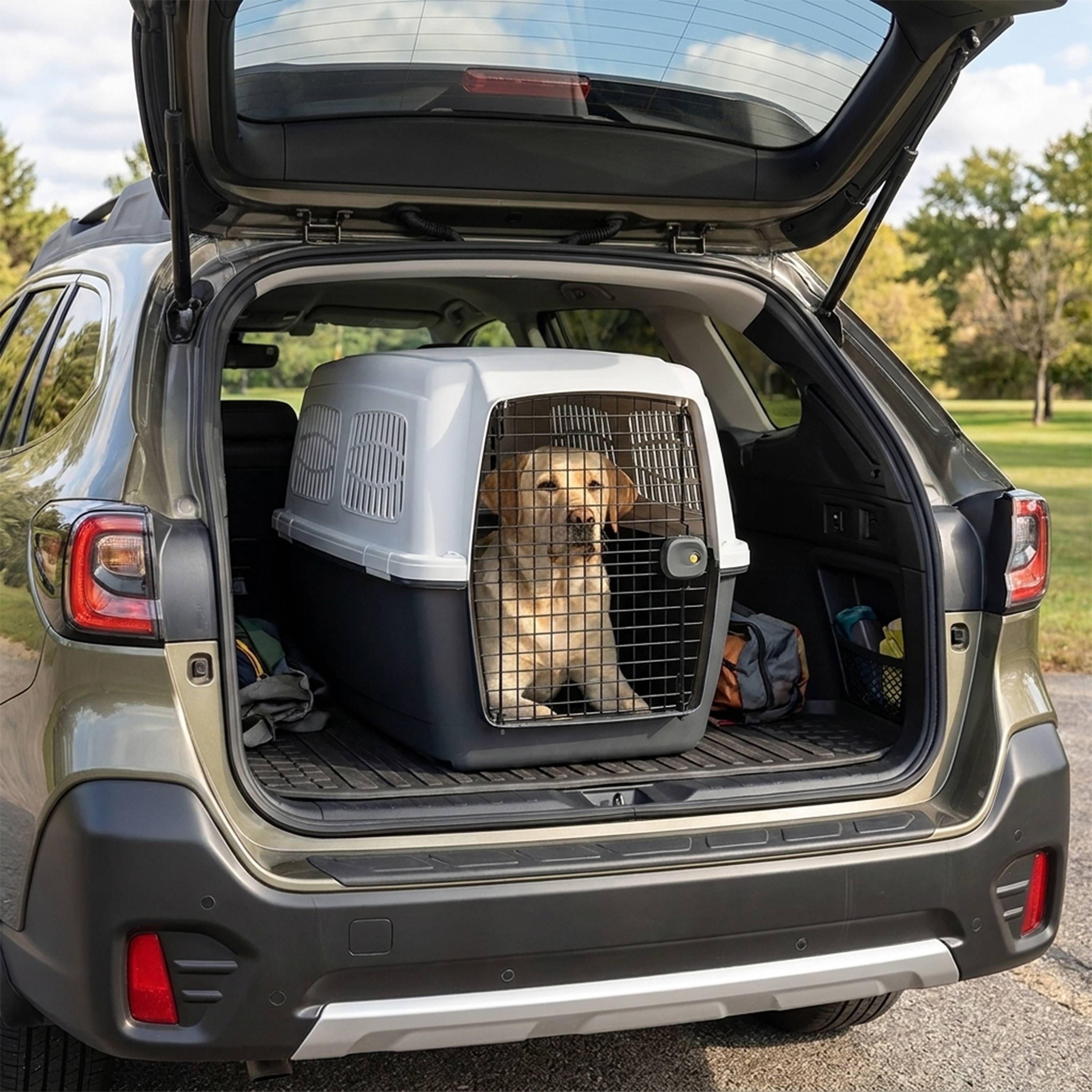 Ferplast - Ferplast Cage de Transport pour Chiens CLIPPER 6, IATA, Panier Transport Grand Chien max 45 Kg, Boite Transport, Voyage Animaux Voiture Avion Train 93 - Image 4