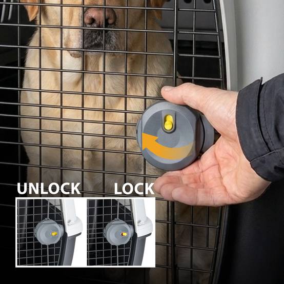Ferplast - Ferplast Cage de Transport pour Chiens CLIPPER 6, IATA, Panier Transport Grand Chien max 45 Kg, Boite Transport, Voyage Animaux Voiture Avion Train 93 - Image 8