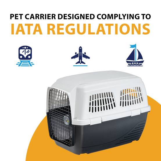 Ferplast - Ferplast Cage de Transport pour Chiens CLIPPER 6, IATA, Panier Transport Grand Chien max 45 Kg, Boite Transport, Voyage Animaux Voiture Avion Train 93 - Image 7