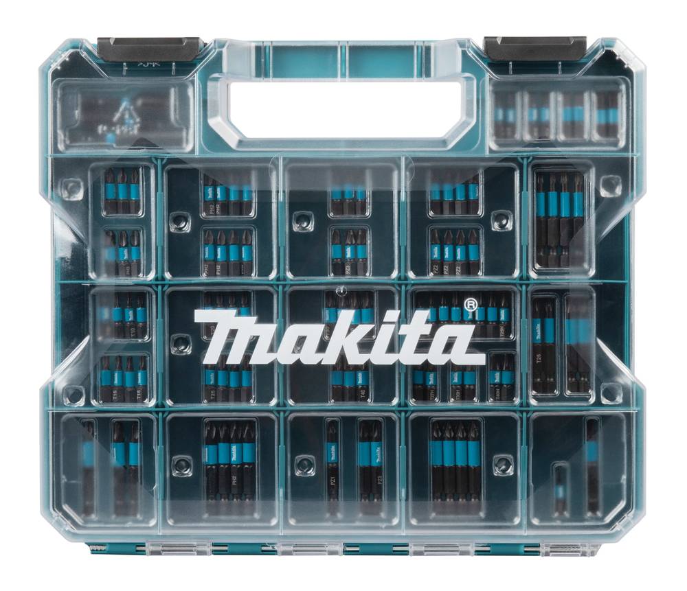 Coffret d'embouts 100 pcs + compartiments de rangement - MAKITA - E-24826 - Image 1