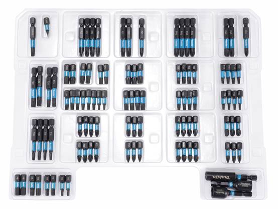 Coffret d'embouts 100 pcs + compartiments de rangement - MAKITA - E-24826 - Image 4