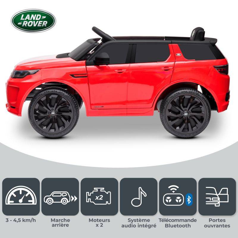 Voiture électrique SUV pour enfant Land Rover Discovery 2x 25W - marche AV/AR, Phares et Système audio LAND ROVER - Image 3