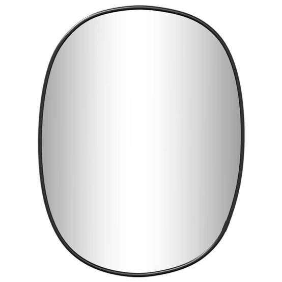 Miroir mural Noir 30x25 cm Maison Chic - Image 1
