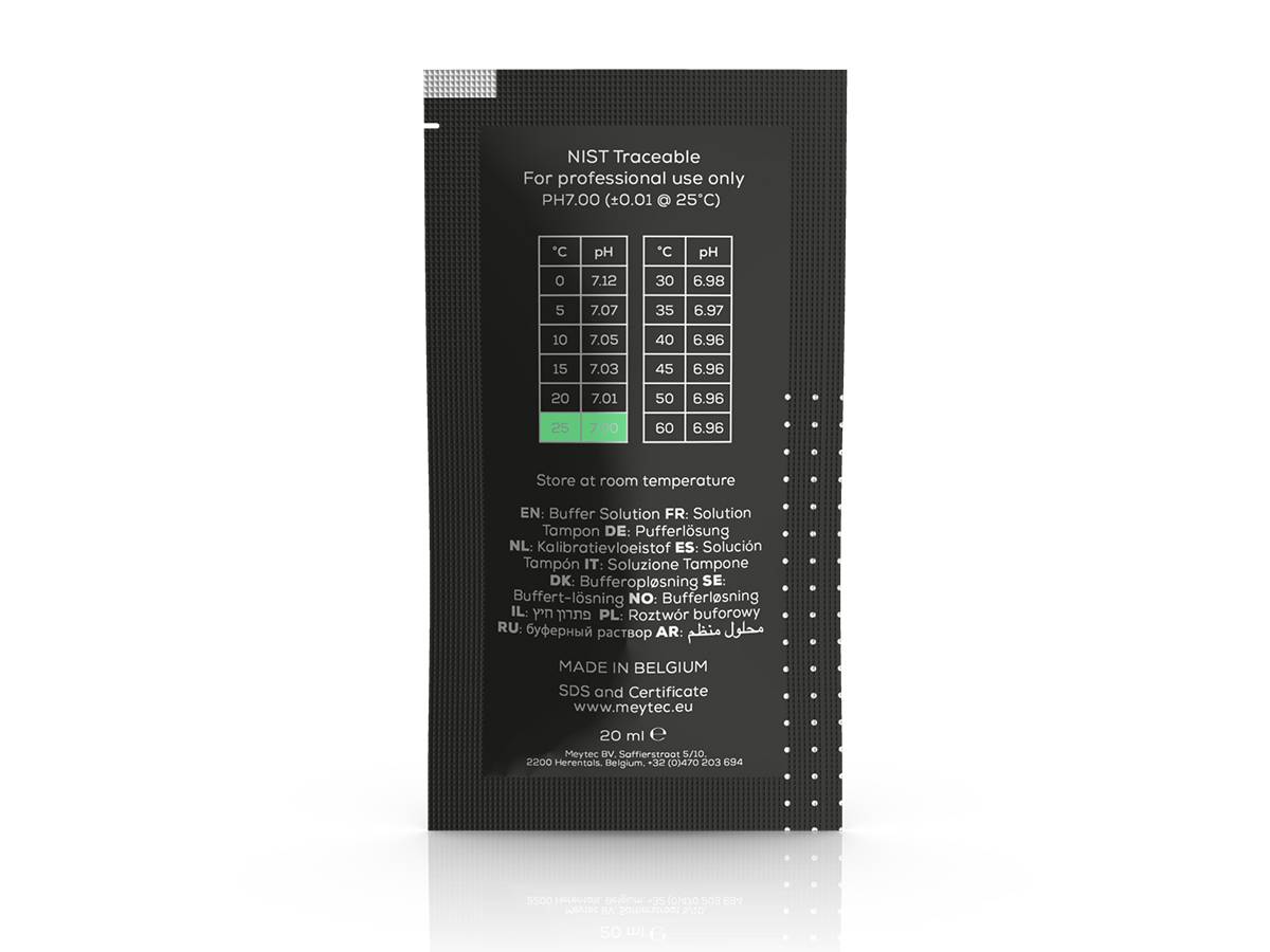 Autre - Lot de 26 sachets unidoses de solution d'étalonnage pH 7 (20 ml) - Meytec - Image 3