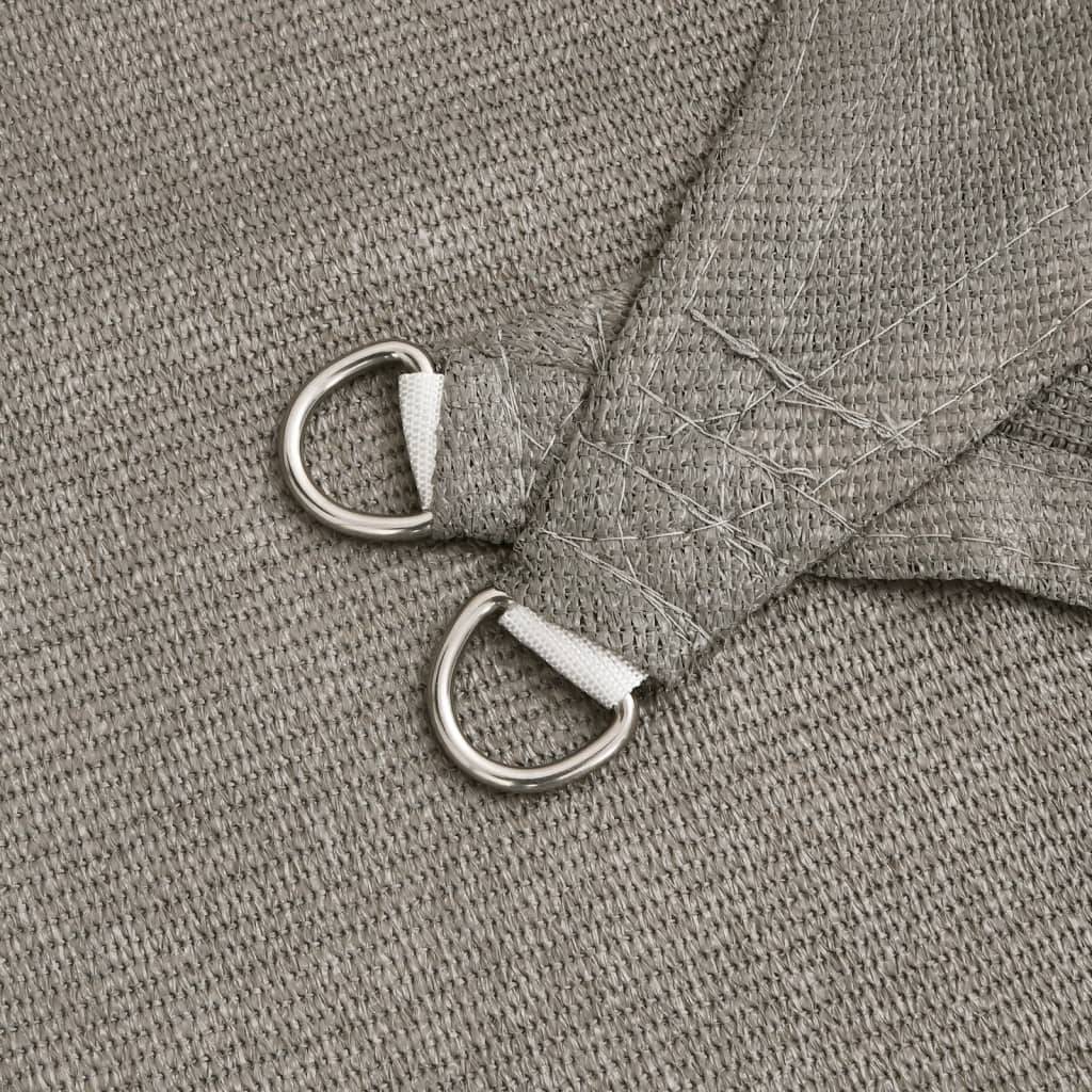 Voile d'ombrage PEHD gris clair 450 x 450 cm - PANGIVO - Image 5