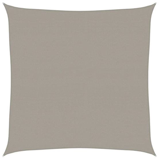 Voile d'ombrage PEHD gris clair 450 x 450 cm - PANGIVO - Image 1