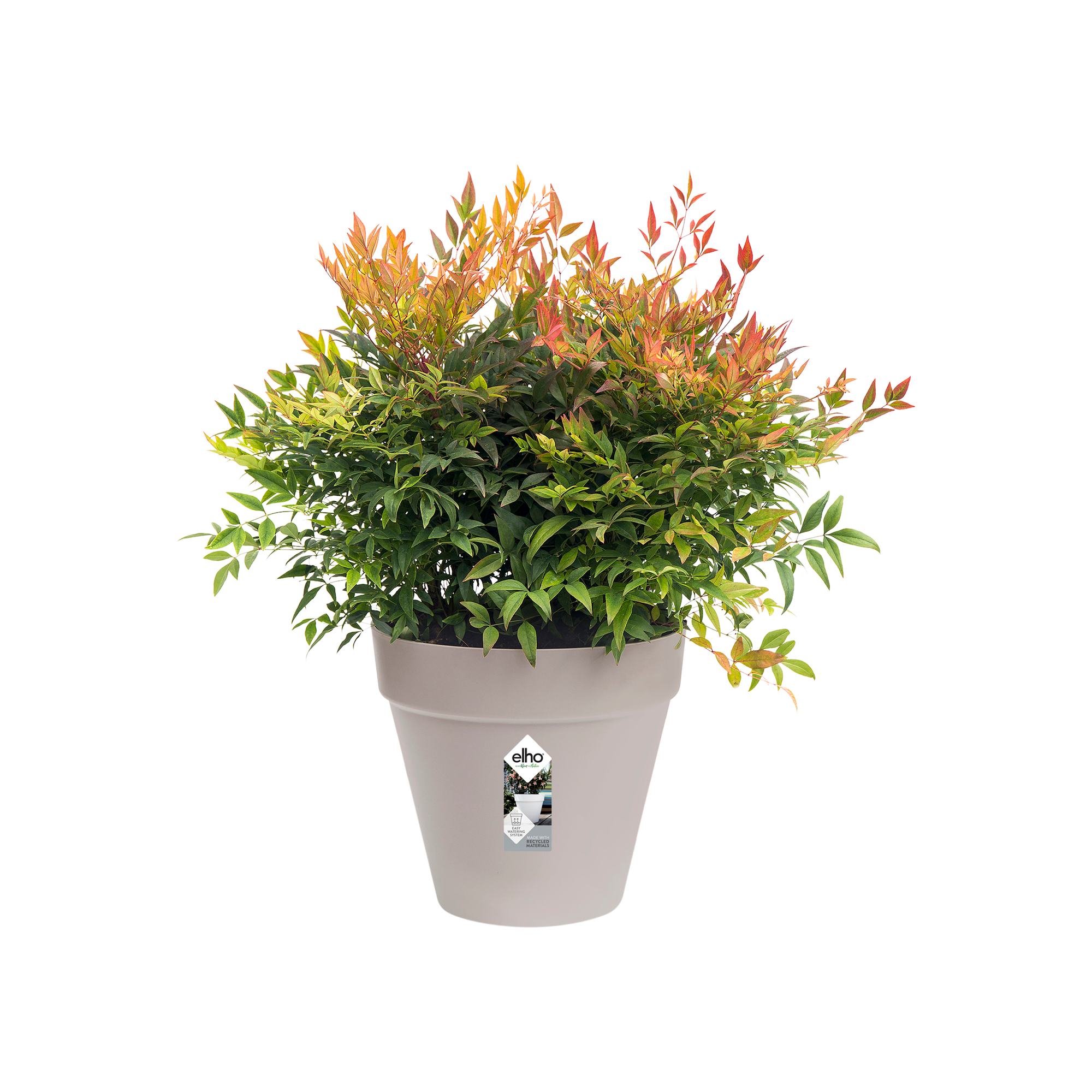 Elho - Elho Loft Urban Pot De Fleurs Rond Roues 60 - Gris - ø 58 X H 54 Cm - Extérieur - 100% Recyclé