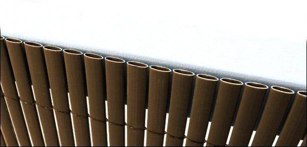 Helloshop26 - Clôture brise vue brise vente PVC 90 x 300 cm brun - Image 3