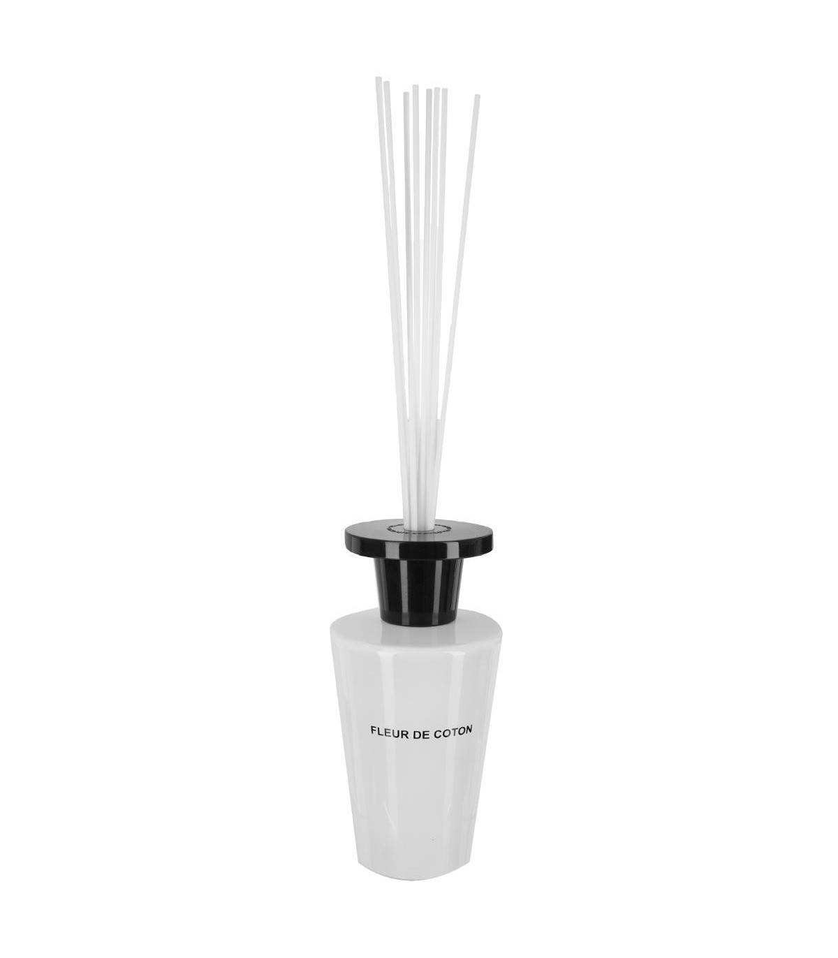 Diffuseur de parfum Fleur de coton 1000 ml avec 8 Bâtonnets - Image 1