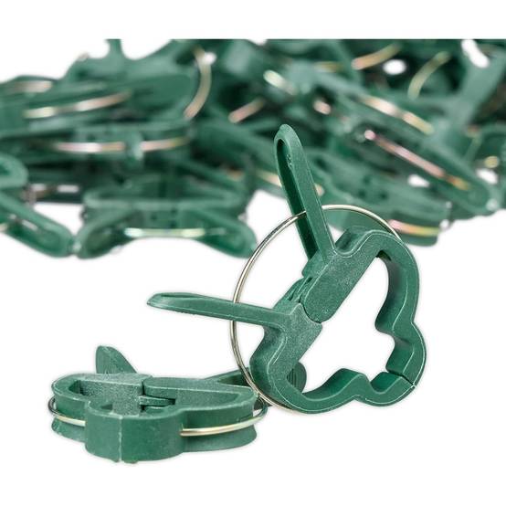 Lot de 120 pinces pour plantes - 4,5 x 6 cm - Fixation tuteurs tomates/orchidées - Living123 - Image 7