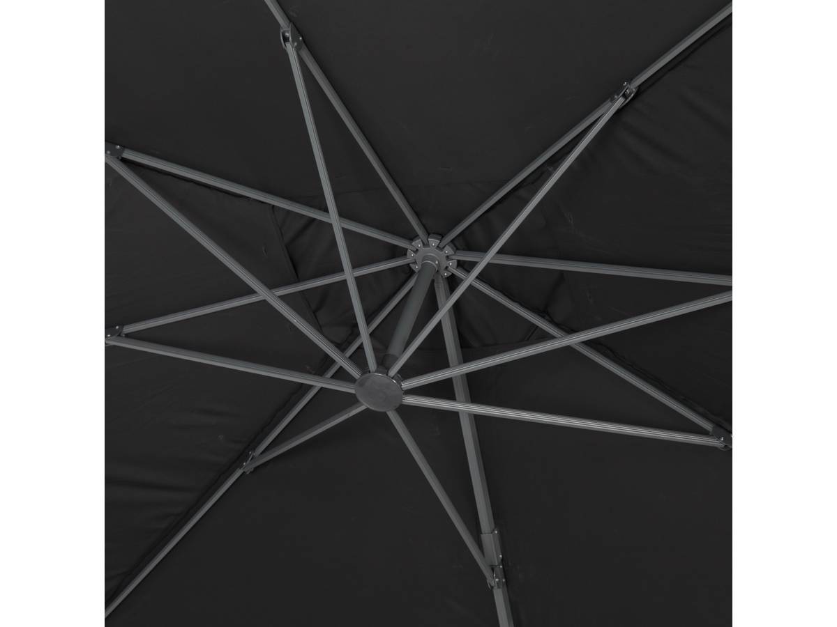 Habitat Et Jardin - Parasol Jardin Déporté Alu "sun 4" - Rectangle - 3 X 4 M + Housse De Protection - Noir -habitat Et Jardin - Image 4
