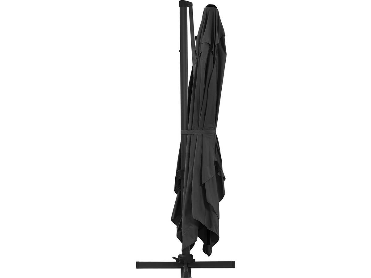 Habitat Et Jardin - Parasol Jardin Déporté Alu "sun 4" - Rectangle - 3 X 4 M + Housse De Protection - Noir -habitat Et Jardin - Image 3