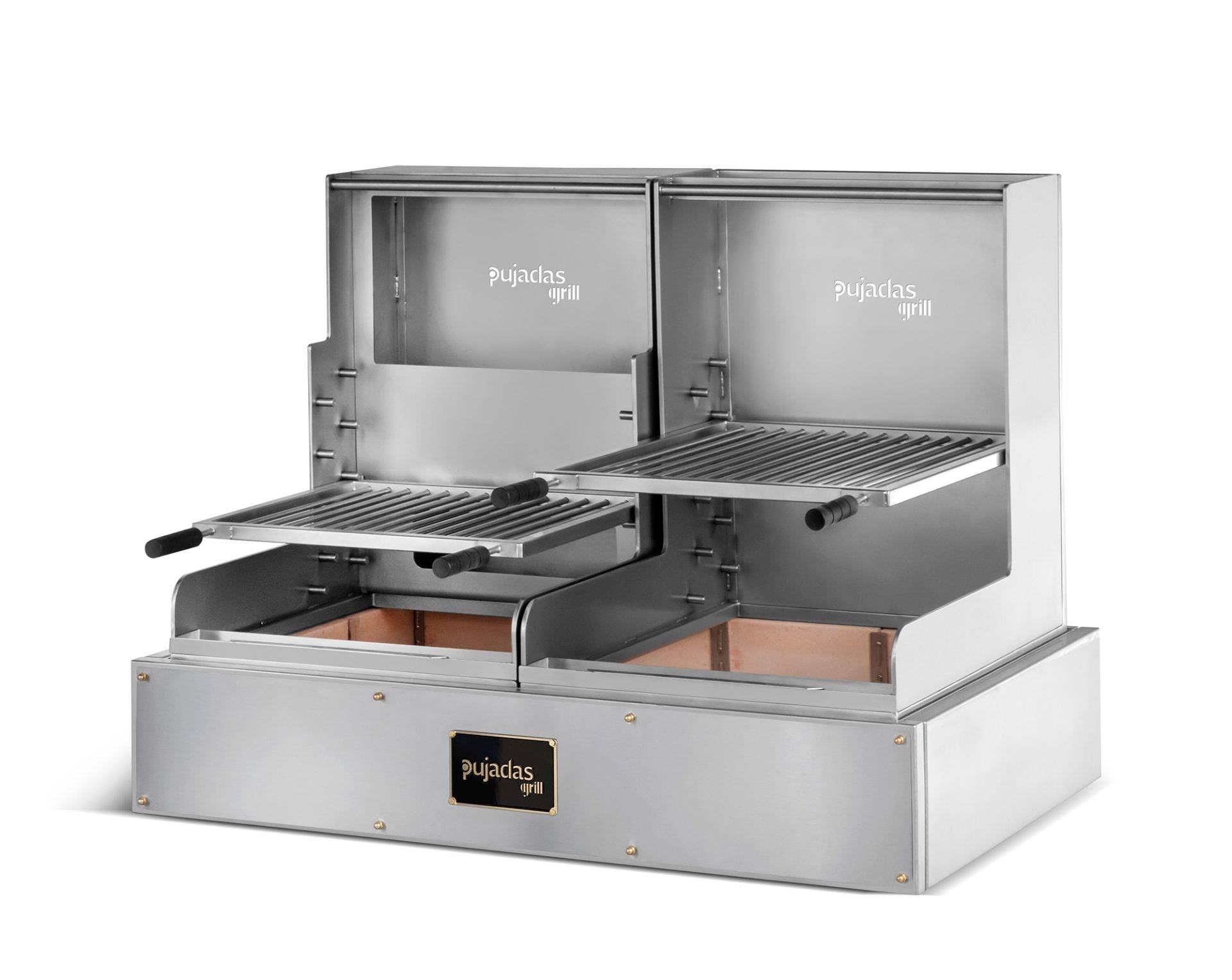 Pujadas - Grill Ouvert Lite de Table - Grille en V - 2 Brûleurs - Pujadas - - Image 1